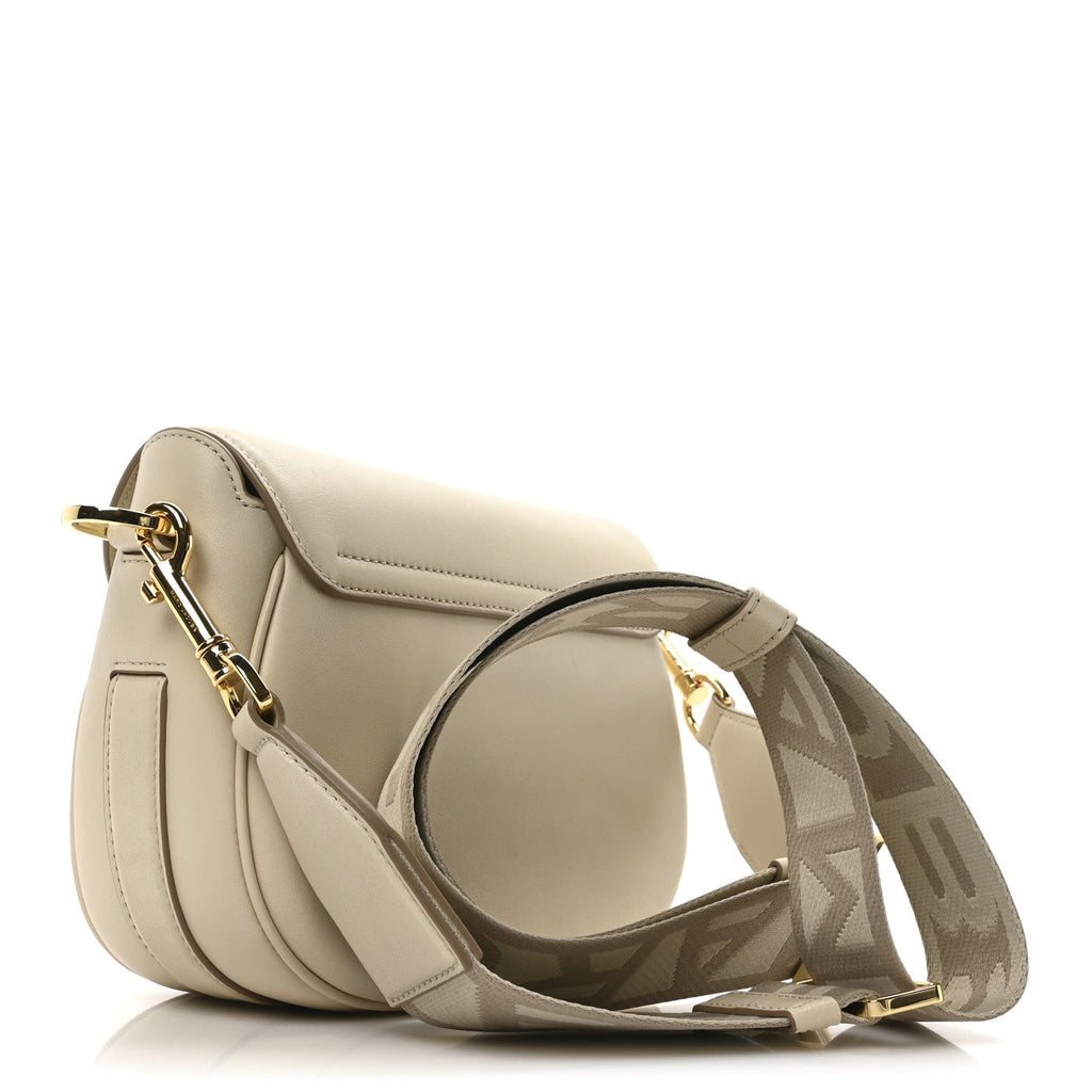 Calfskin Large The Covered J Marc Saddle Bag Cloud White
