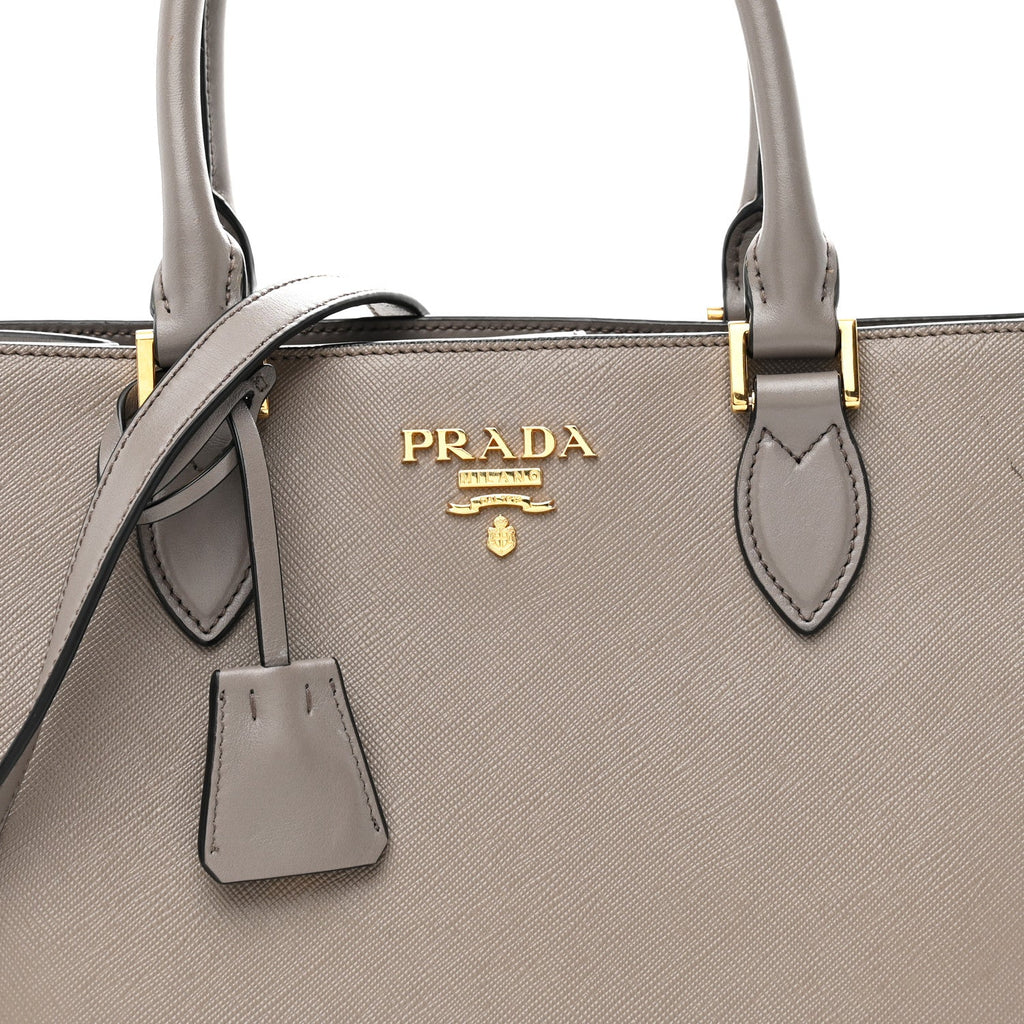 Saffiano Soft Calfskin Tote Argilla