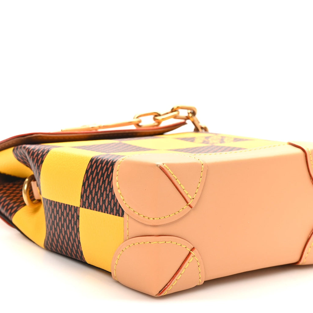 Damier Pop Nano Steamer Yellow