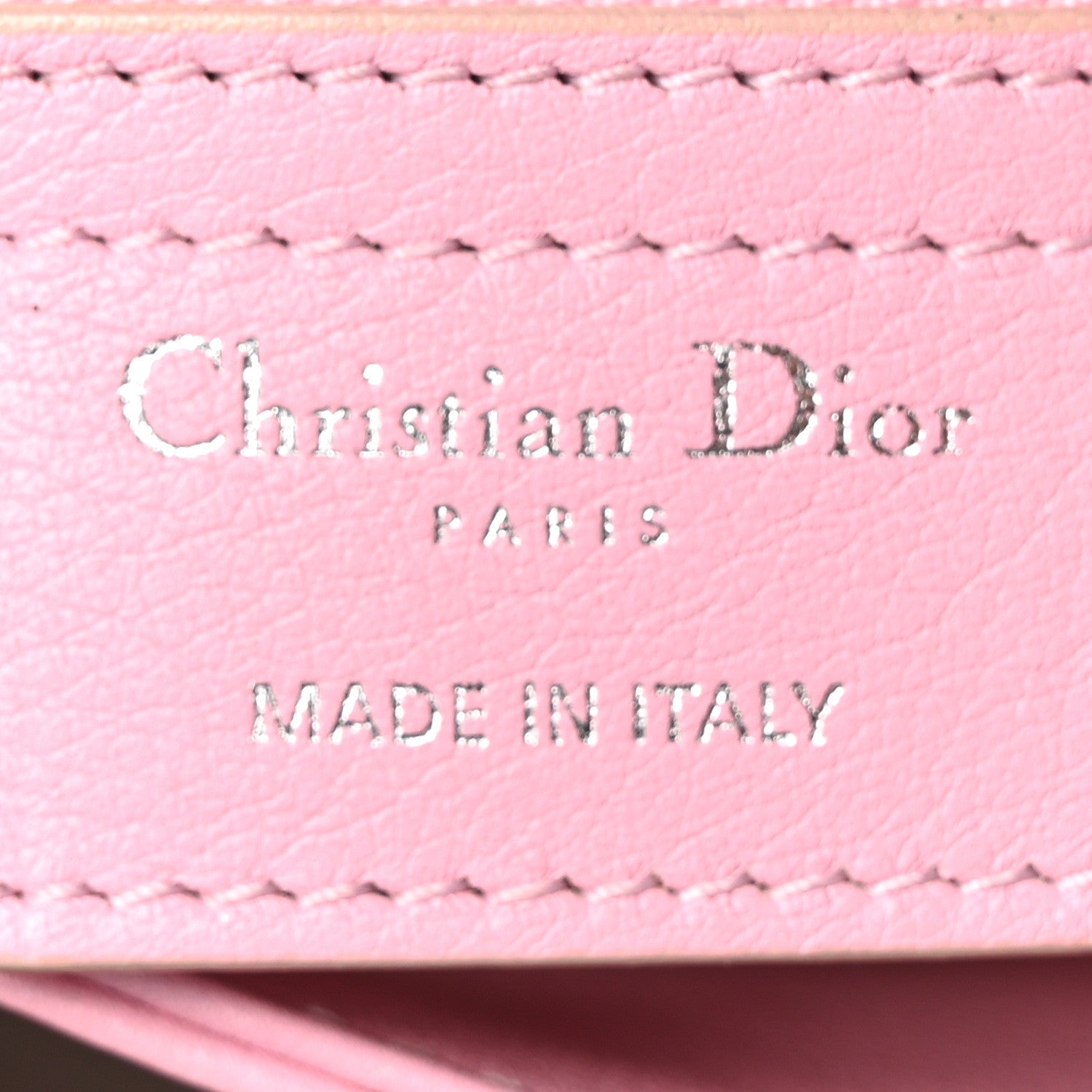 Calfskin Large Diorling Rose Candy