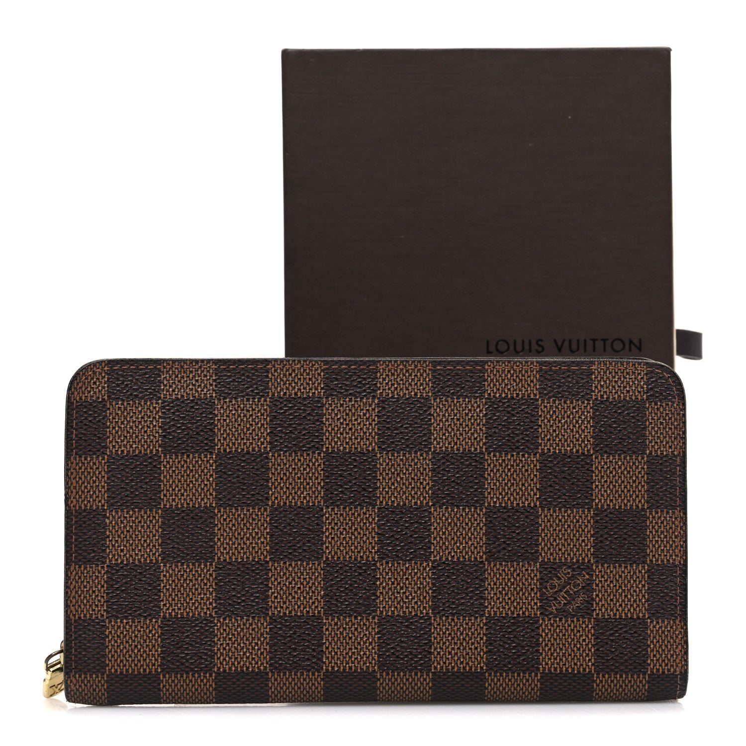 Damier Ebene Porte-Monnaie Zippe Zippy Wallet
