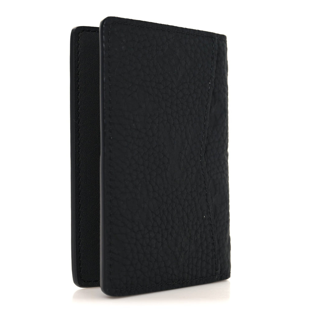 Taurillon Monogram Pocket Organizer Black