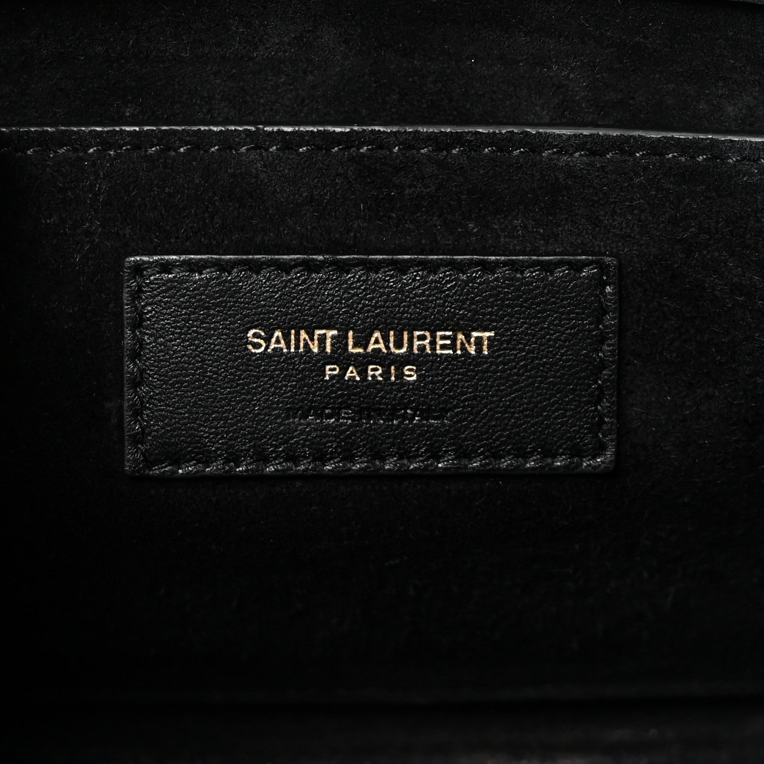Metallic Calfskin Small Classic Monogram Kate Satchel Oro