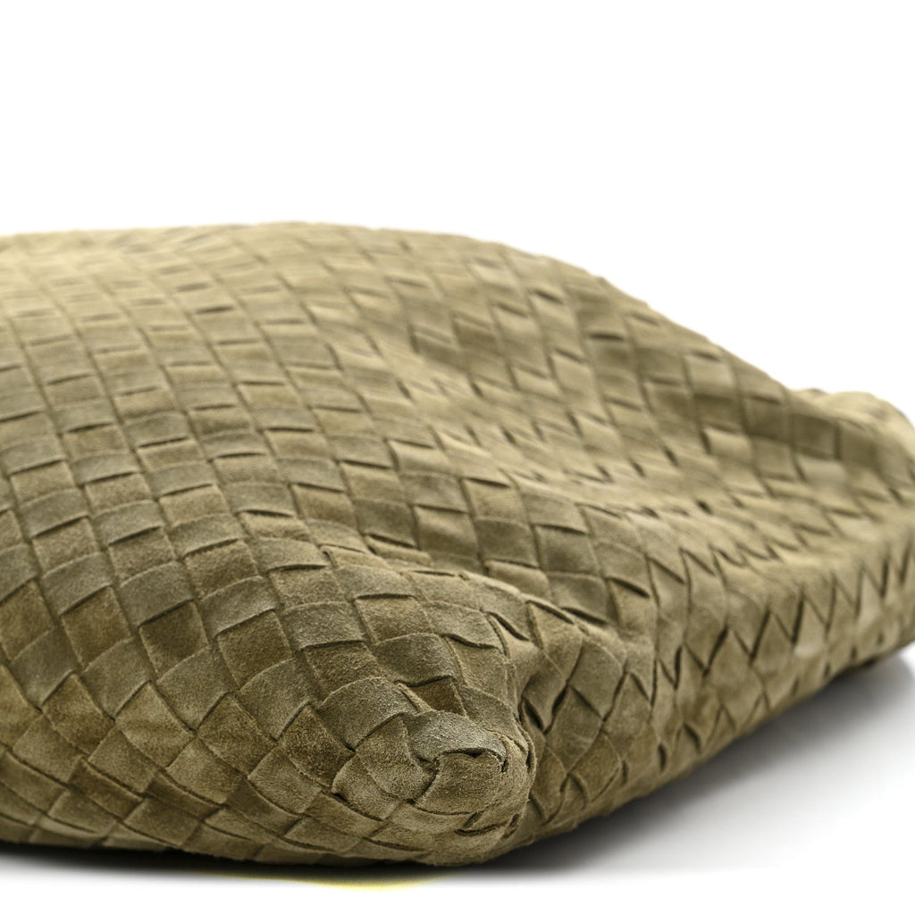 Suede Intrecciato Large Hop Mud