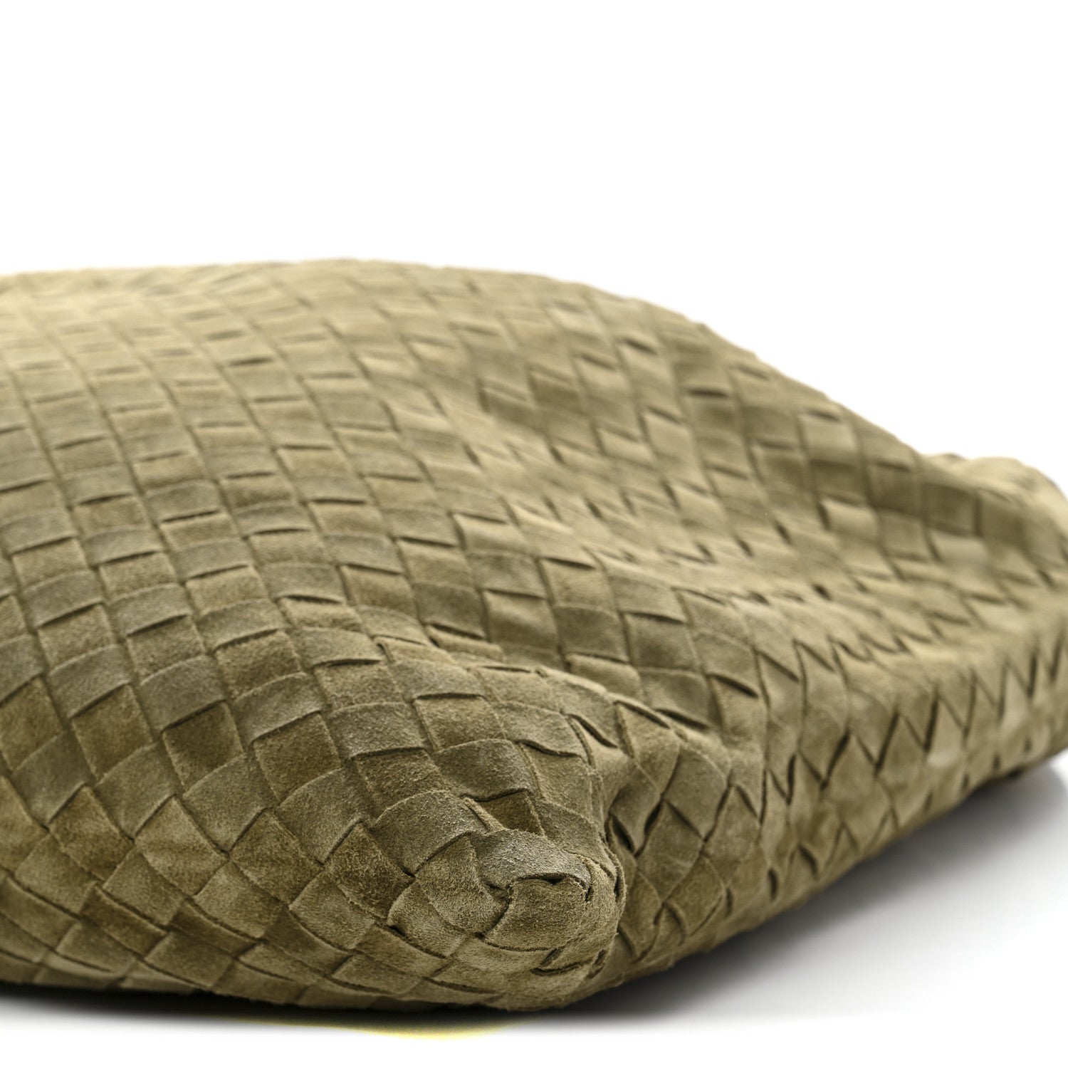 Suede Intrecciato Large Hop Mud