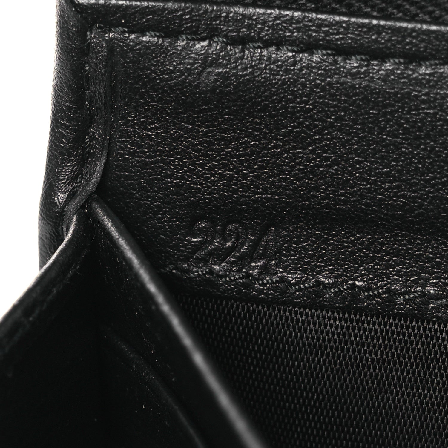 Tessuto Nylon Quilted Zip Around Wallet Black