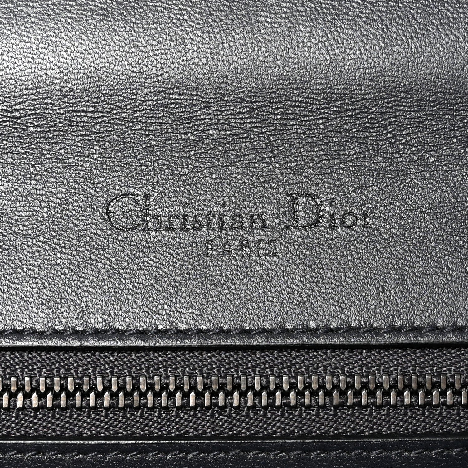 Metallic Patent Micro-Cannage Medium Diorama Flap Bag Onyx Black