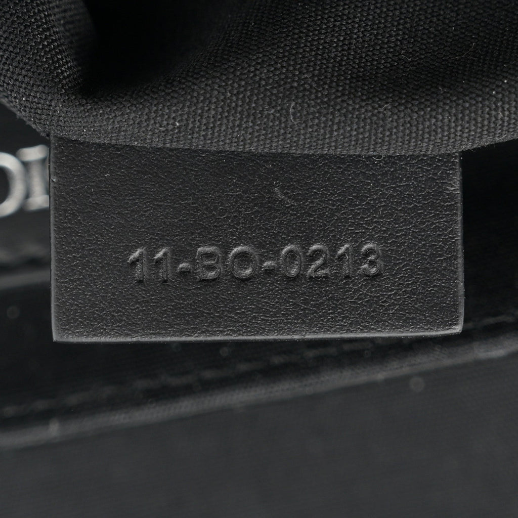 Coated Canvas CD Diamond Mini Hit The Road Bag Black