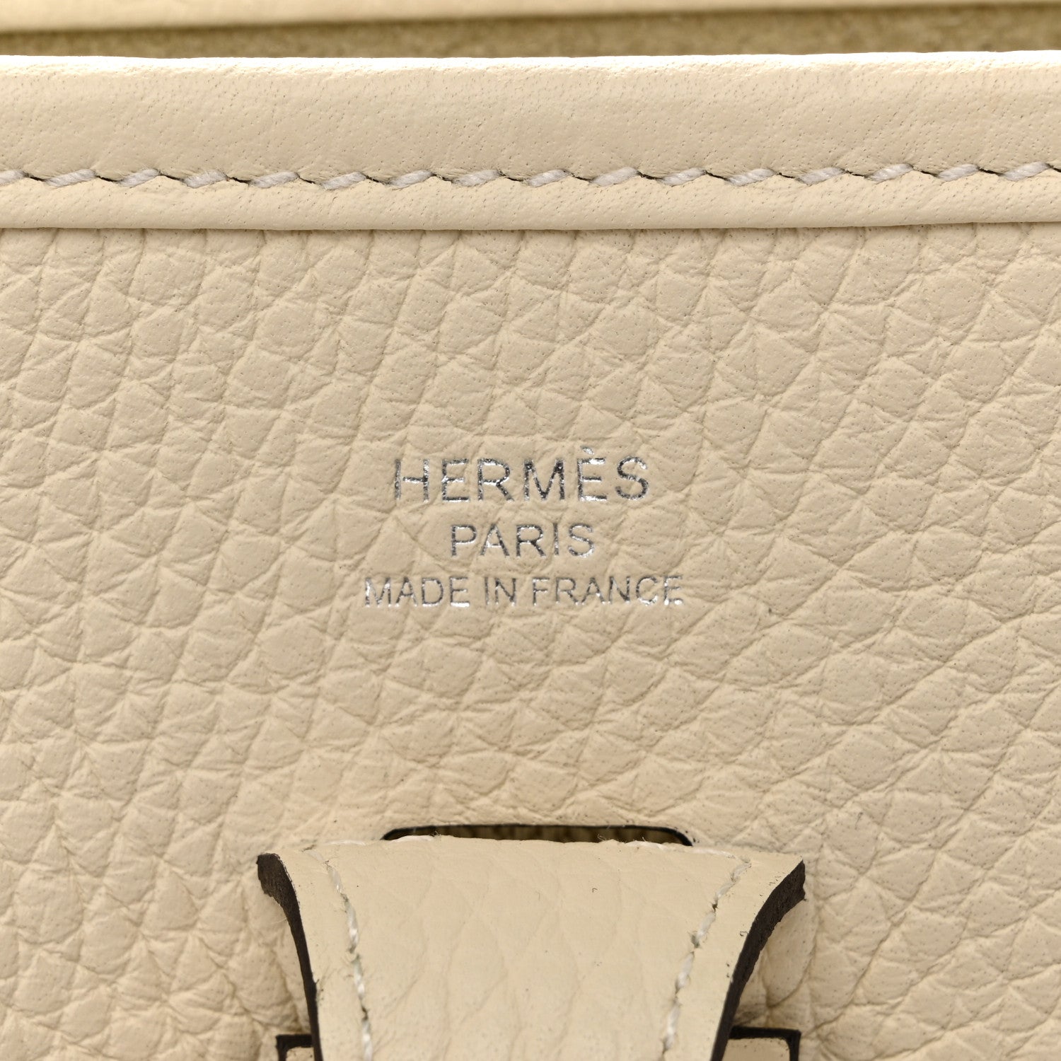 Taurillon Clemence Evelyne 23 Poche III Cream