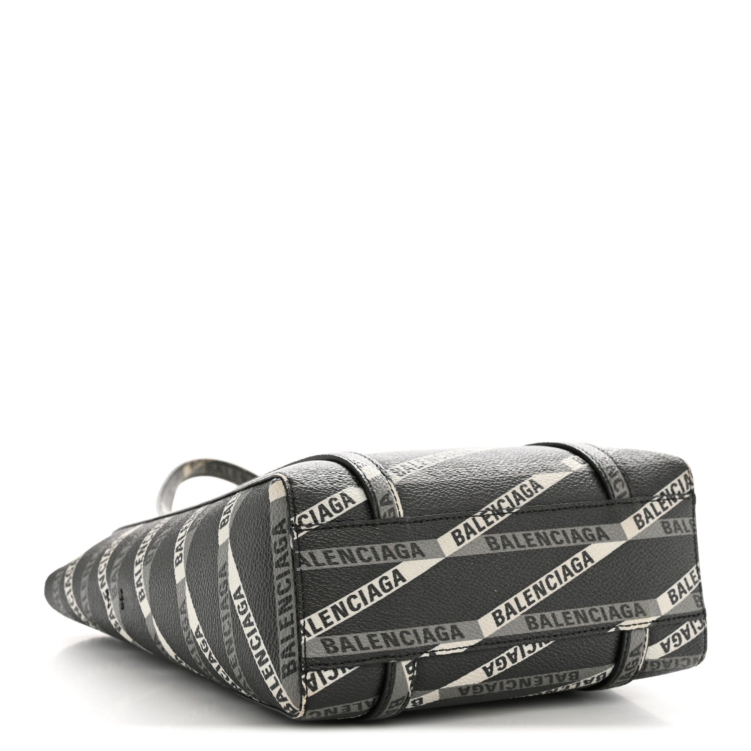 Coated Canvas Losange Monogram XXS Tote Black Grey