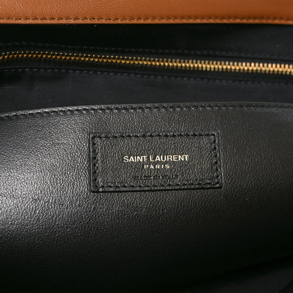 Lambskin Matelasse Monogram Large Jamie 4.3 Light Fox