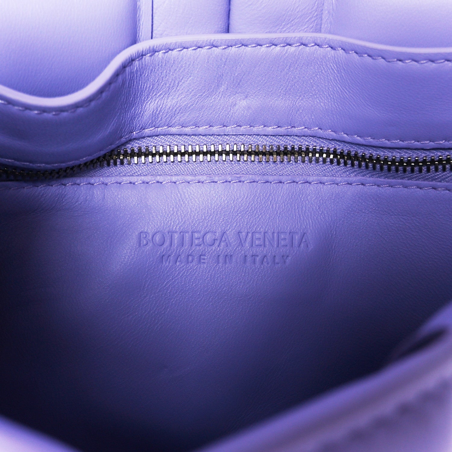 Nappa Maxi Intreccio Padded Cassette Crossbody Bag Wisteria