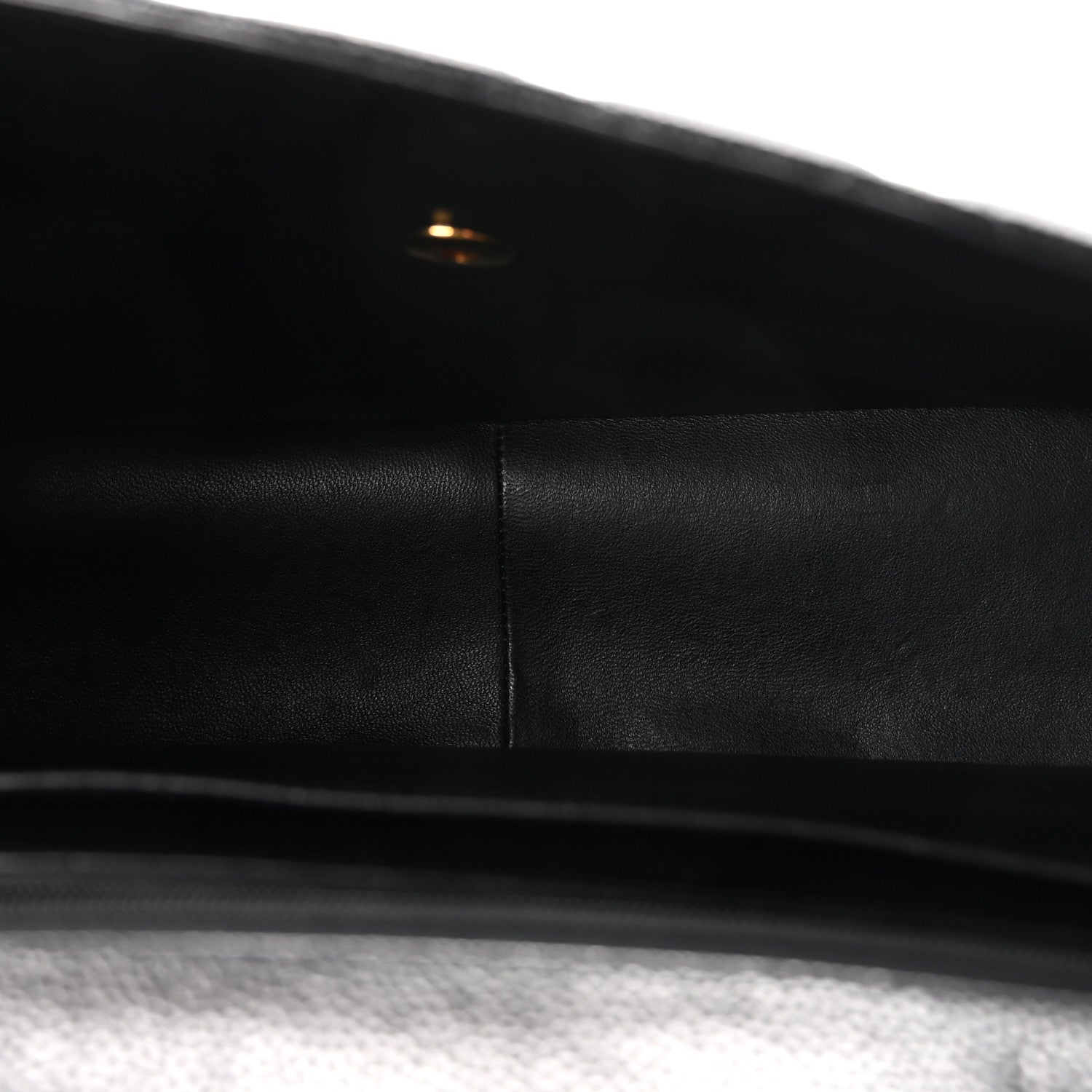 Caviar Jumbo Single Flap Black