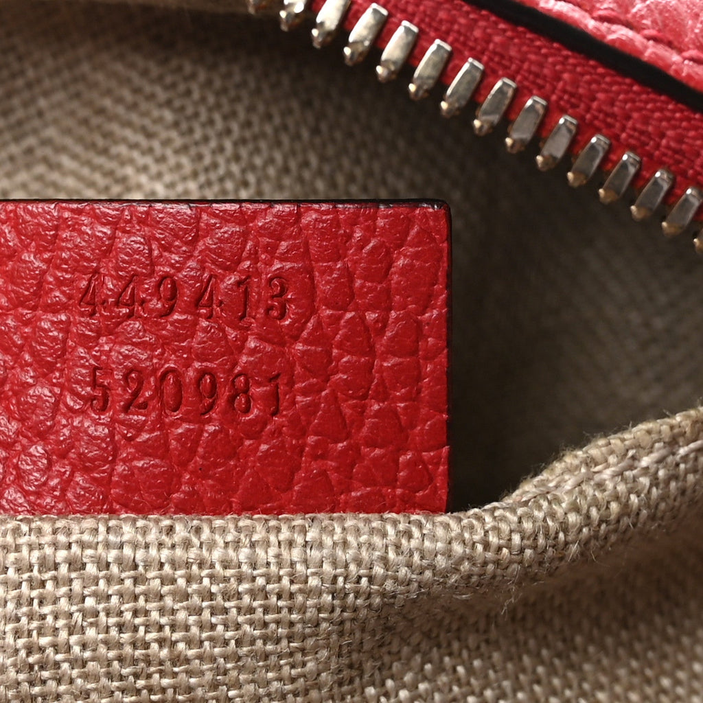 Monogram Mini Bree Messenger Bag Red