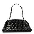 Patent Quilted Medium Just Mademoiselle Black
