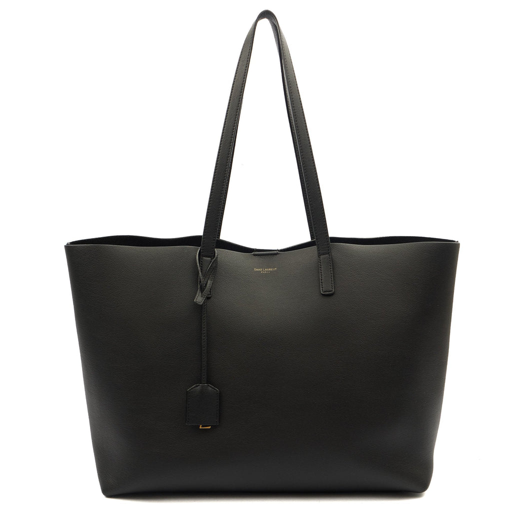 Saint Laurent Tote East West Tote in Black, Calfskin Leather
