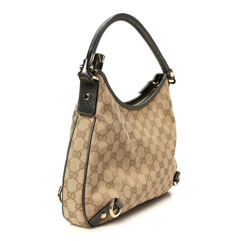 Monogram Medium Abbey D Ring Hobo Brown