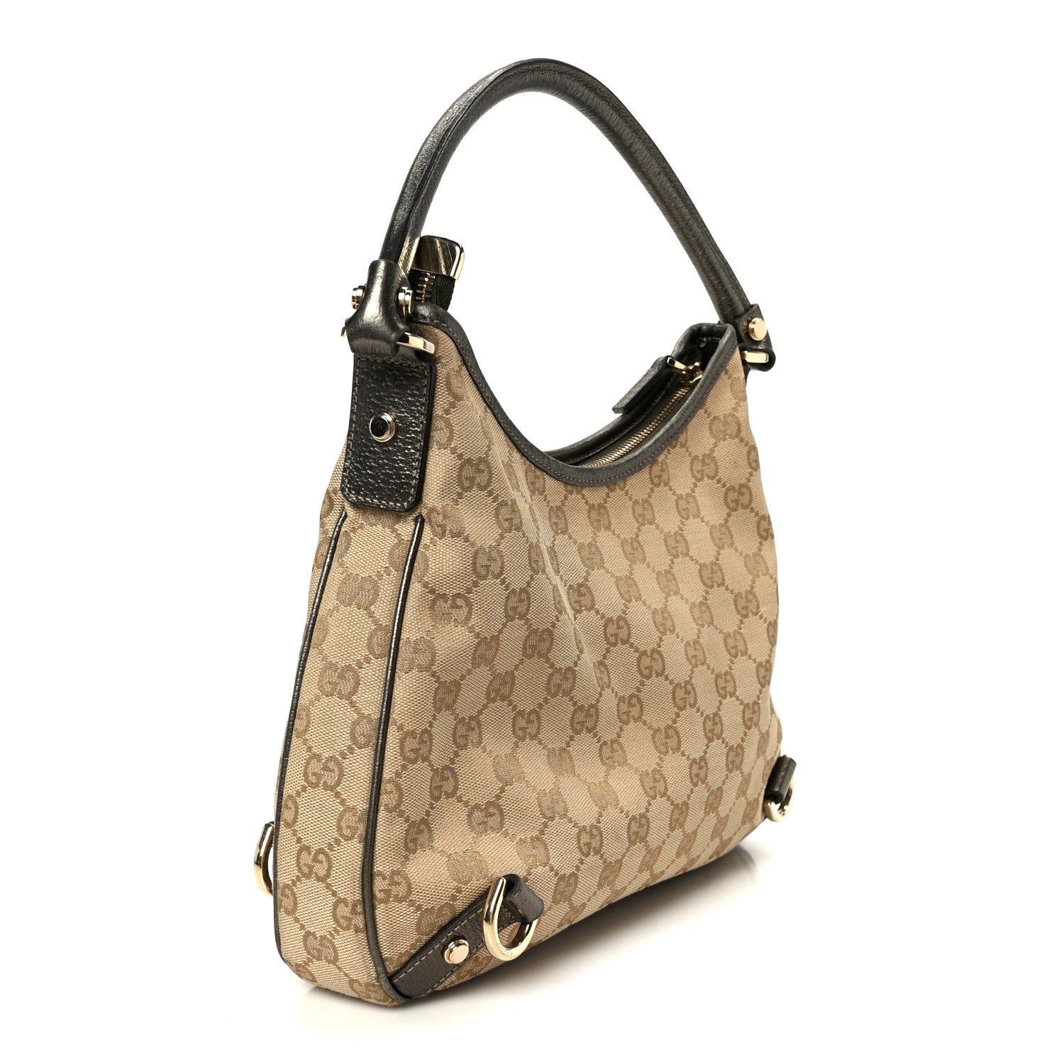 Monogram Medium Abbey D Ring Hobo Brown
