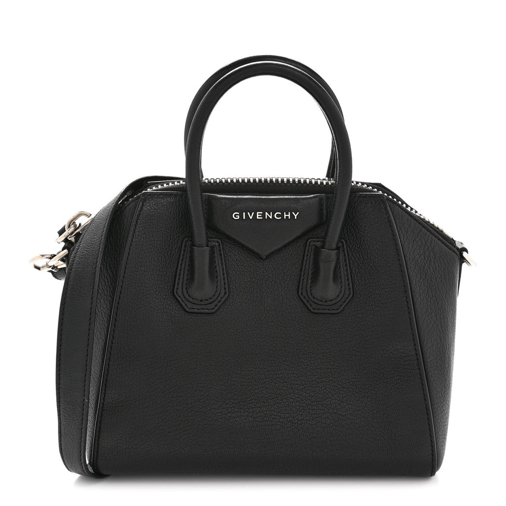 Sugar Goatskin Mini Antigona Black