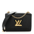 Epi Twist Shoulder Bag MM  Black