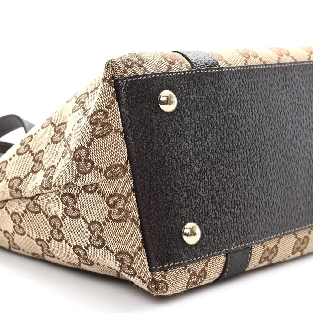 Monogram Medium Abbey Tote Brown
