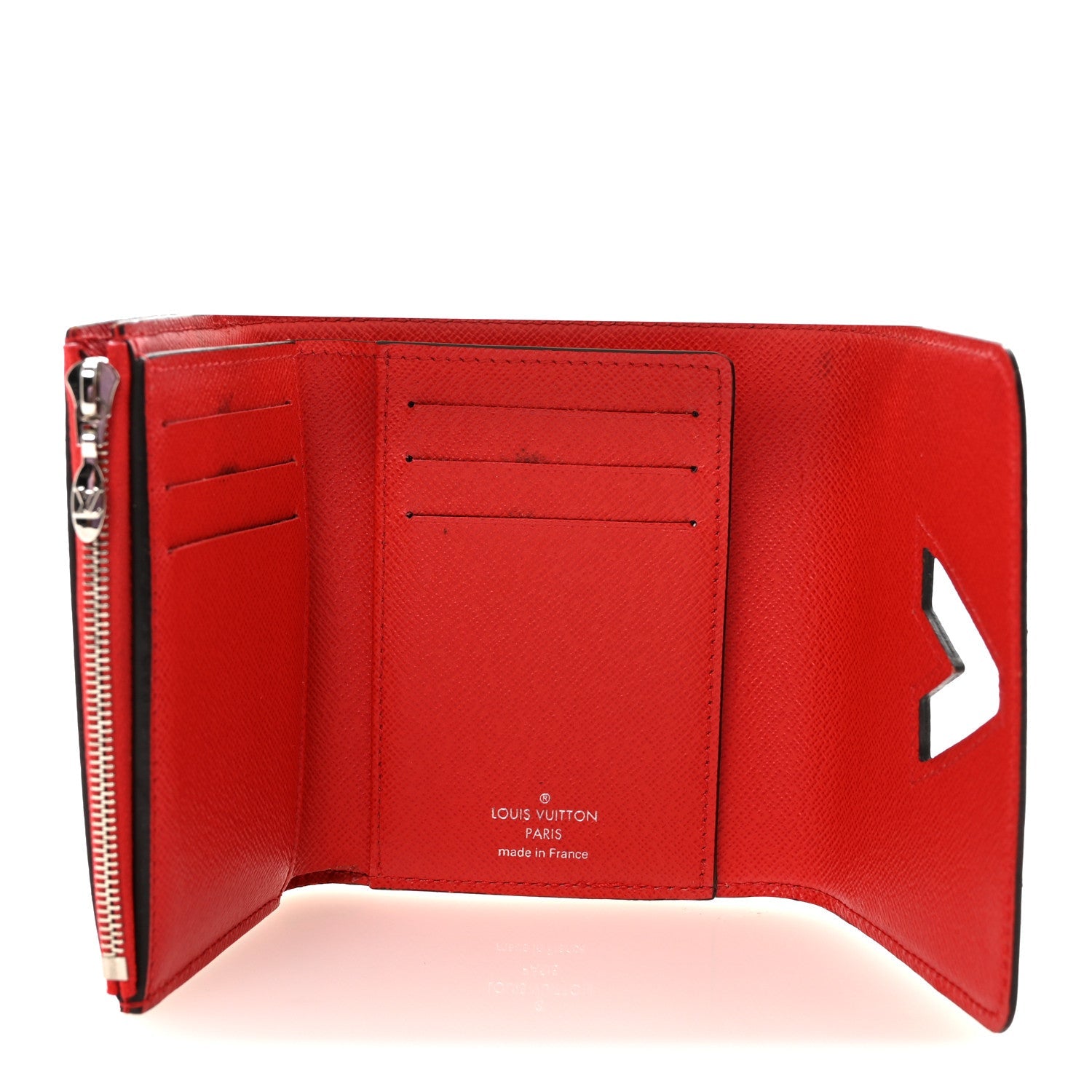 Epi Twist Compact Wallet Coquelicot