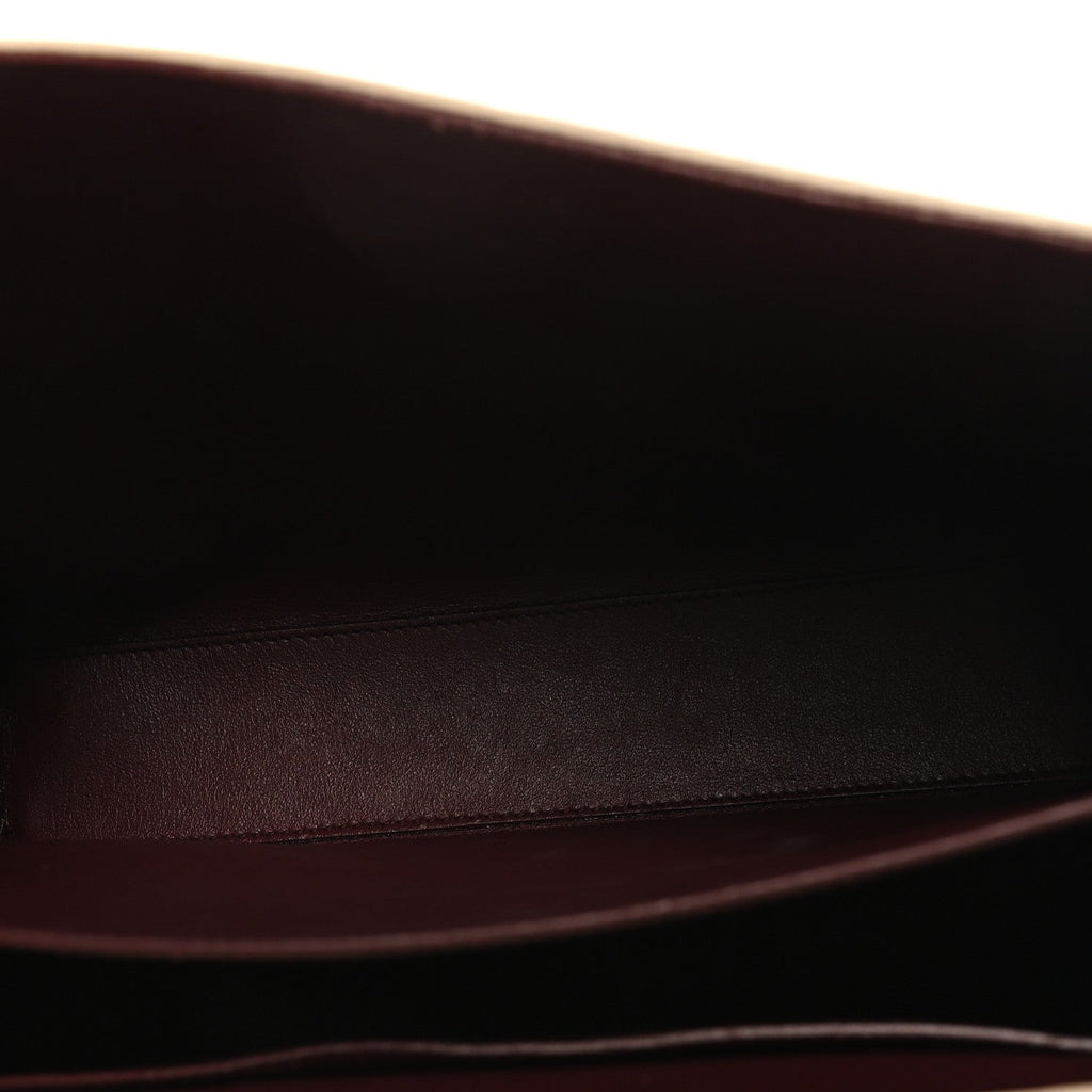 Smooth Calfskin Medium Classic Monogram Cassandra Top Handle Crema Soft Rouge Legion