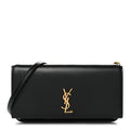 Calfskin Monogram Cassandre Phone Holder With Strap Black