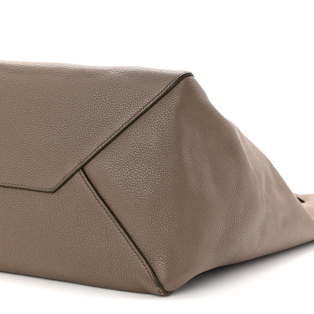Soft Grained Calfskin Small Belt Cabas Phantom Taupe