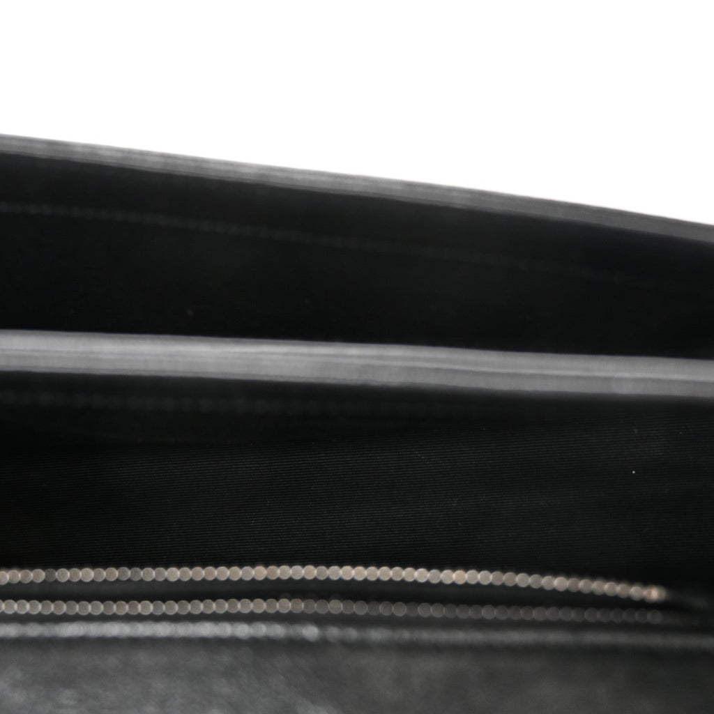 Lambskin Quilted Mini Becky Chain Bag Black