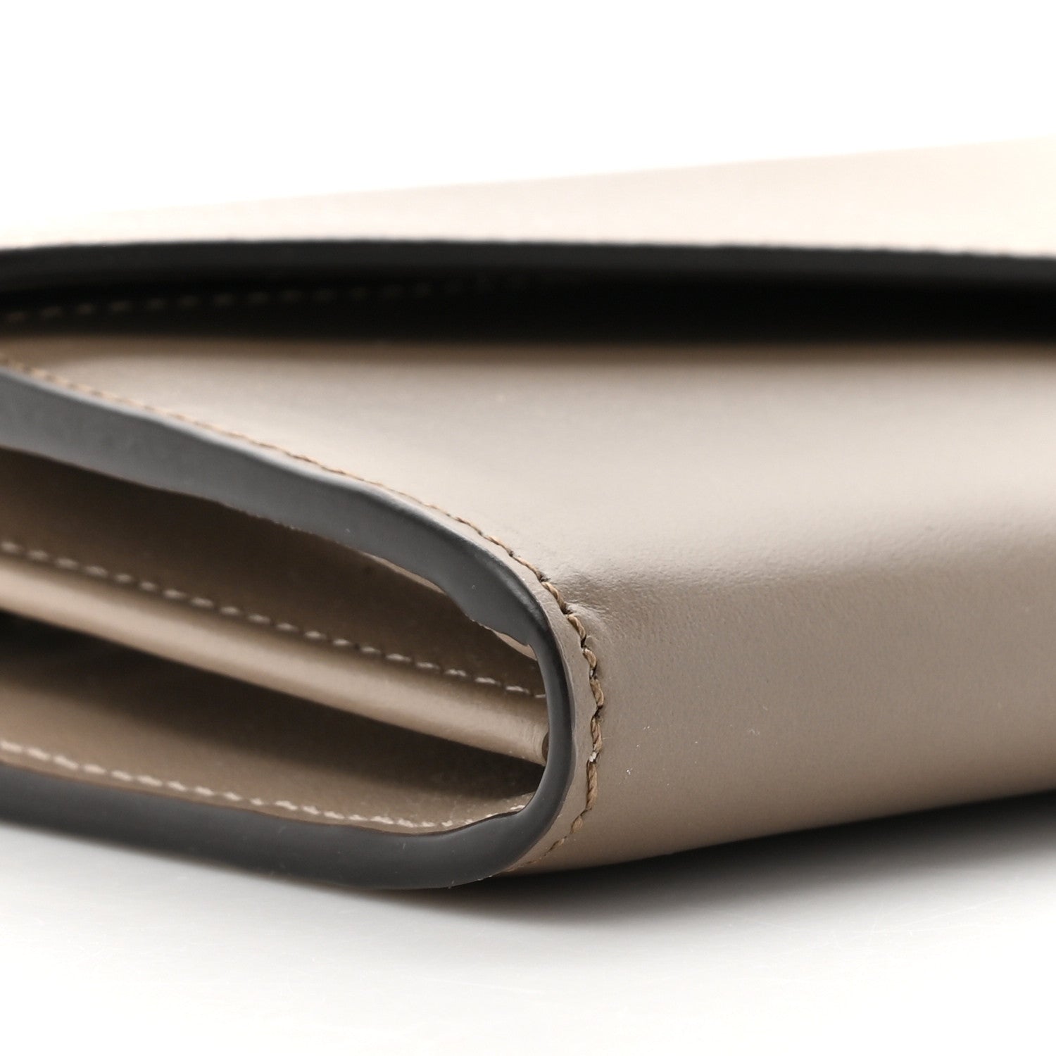 Vitello King Cruise FF Diamonds Continental Envelope Wallet On Chain Truffle Dove