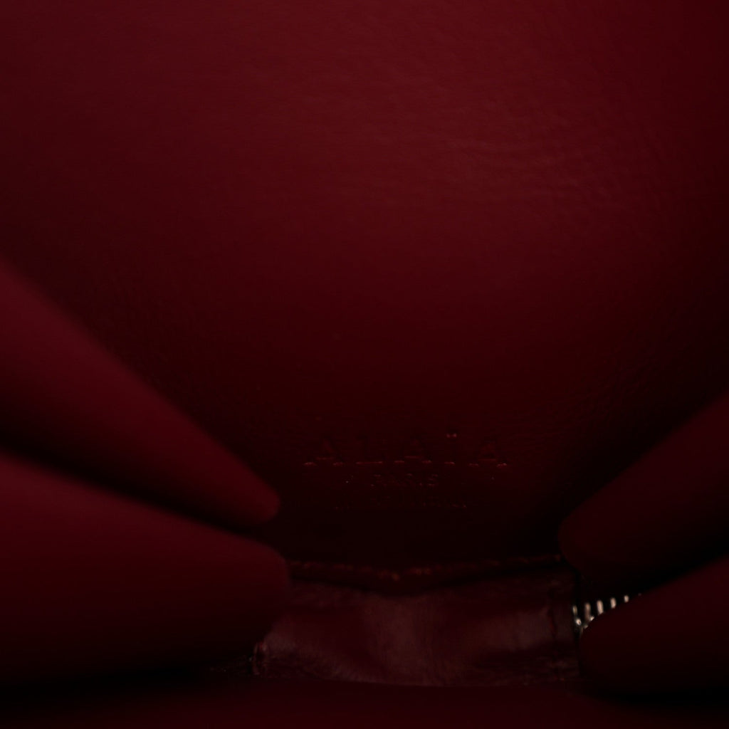 Patent Calfskin Le Coeur Bag Garnet Red