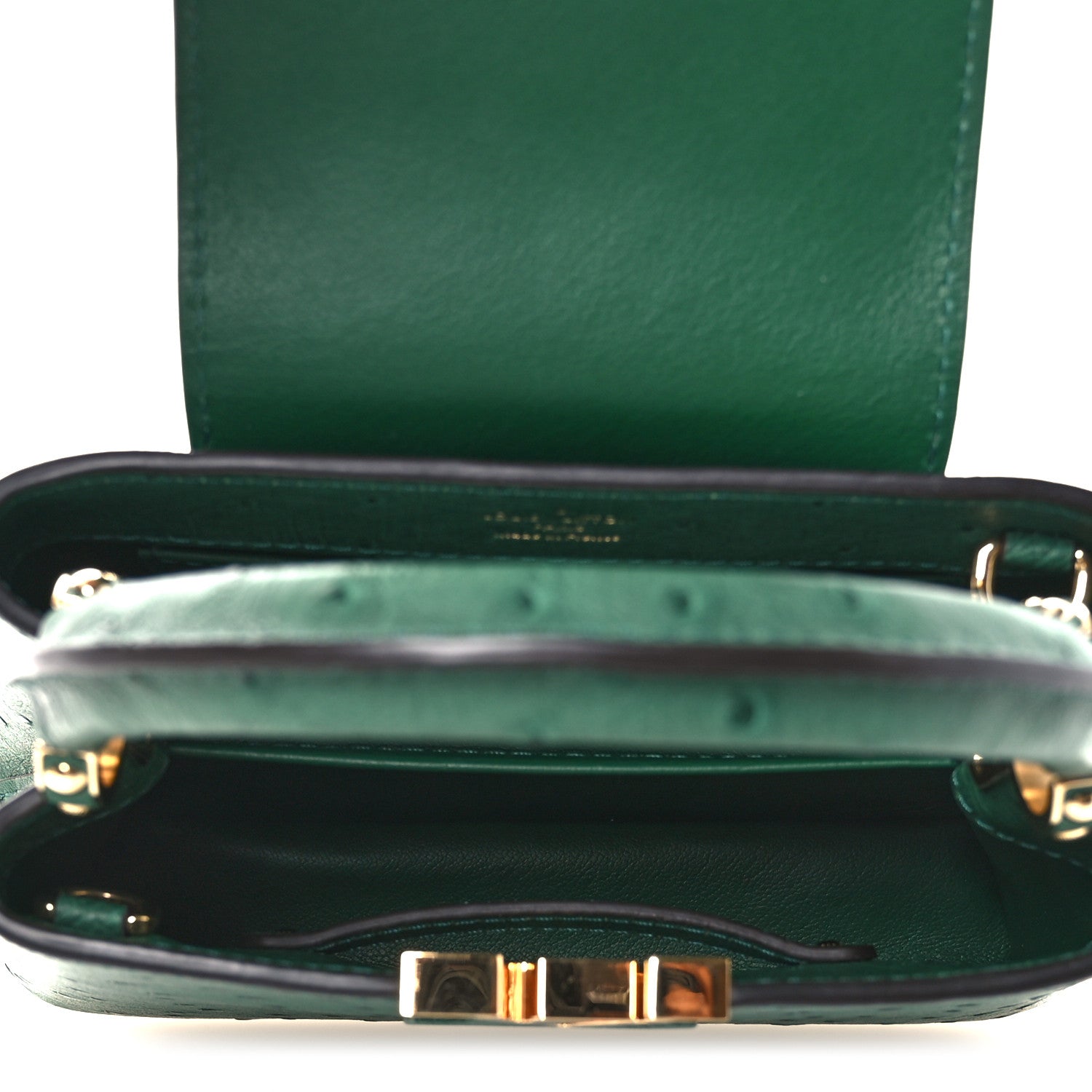Ostrich Capucines Mini Mint