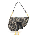 Oblique Saddle Bag Blue