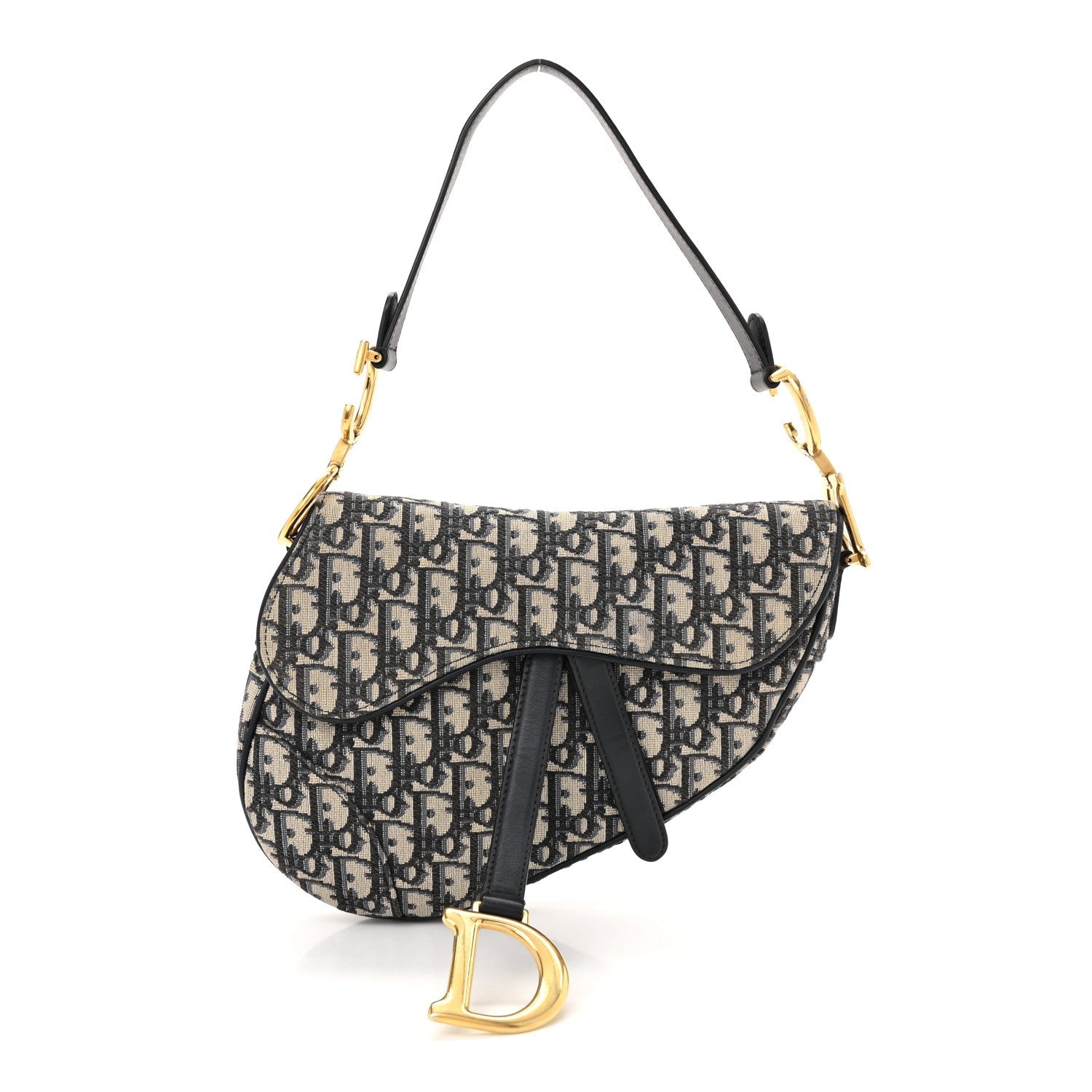 Oblique Saddle Bag Blue