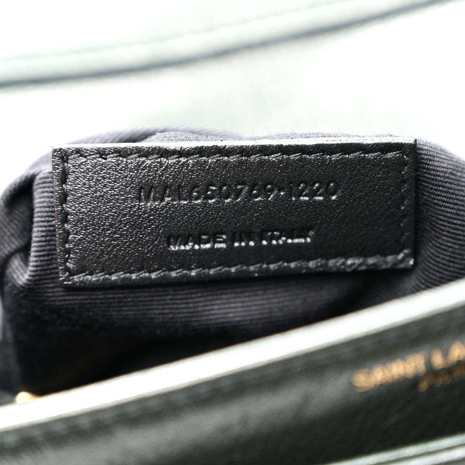 Lambskin Quilted Mini Becky Chain Bag Vert Fonce