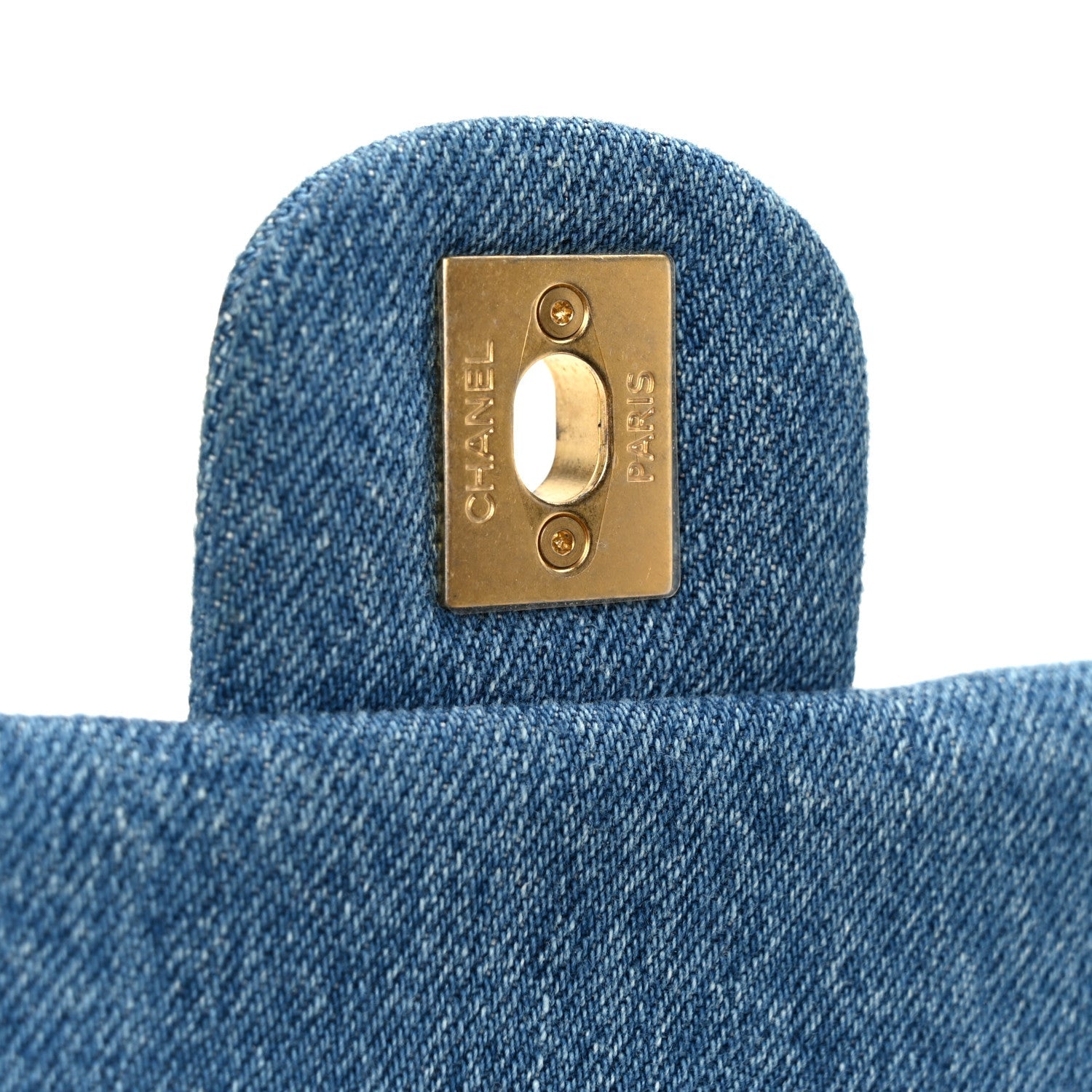 Denim Quilted Denim Large Mood Flap Blue Multicolor