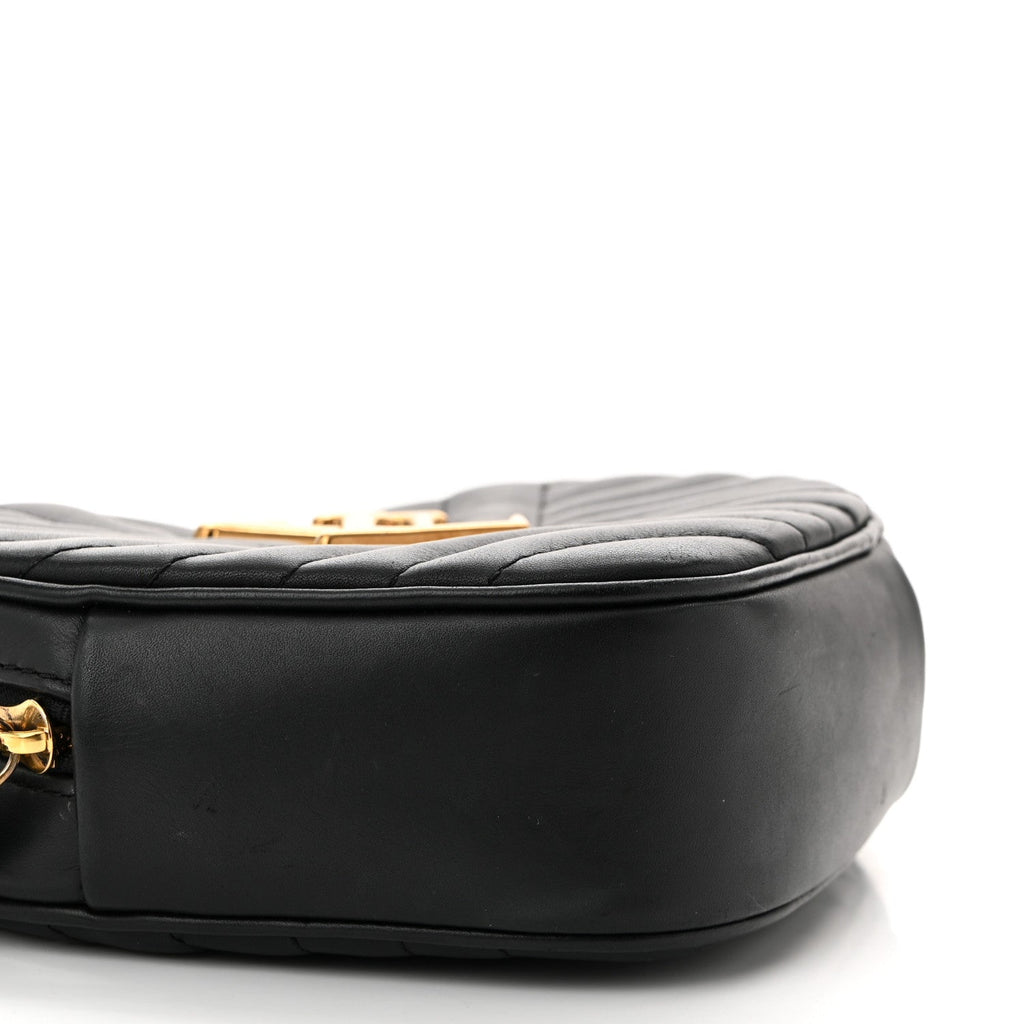 Calfskin New Wave Heart Bag Black