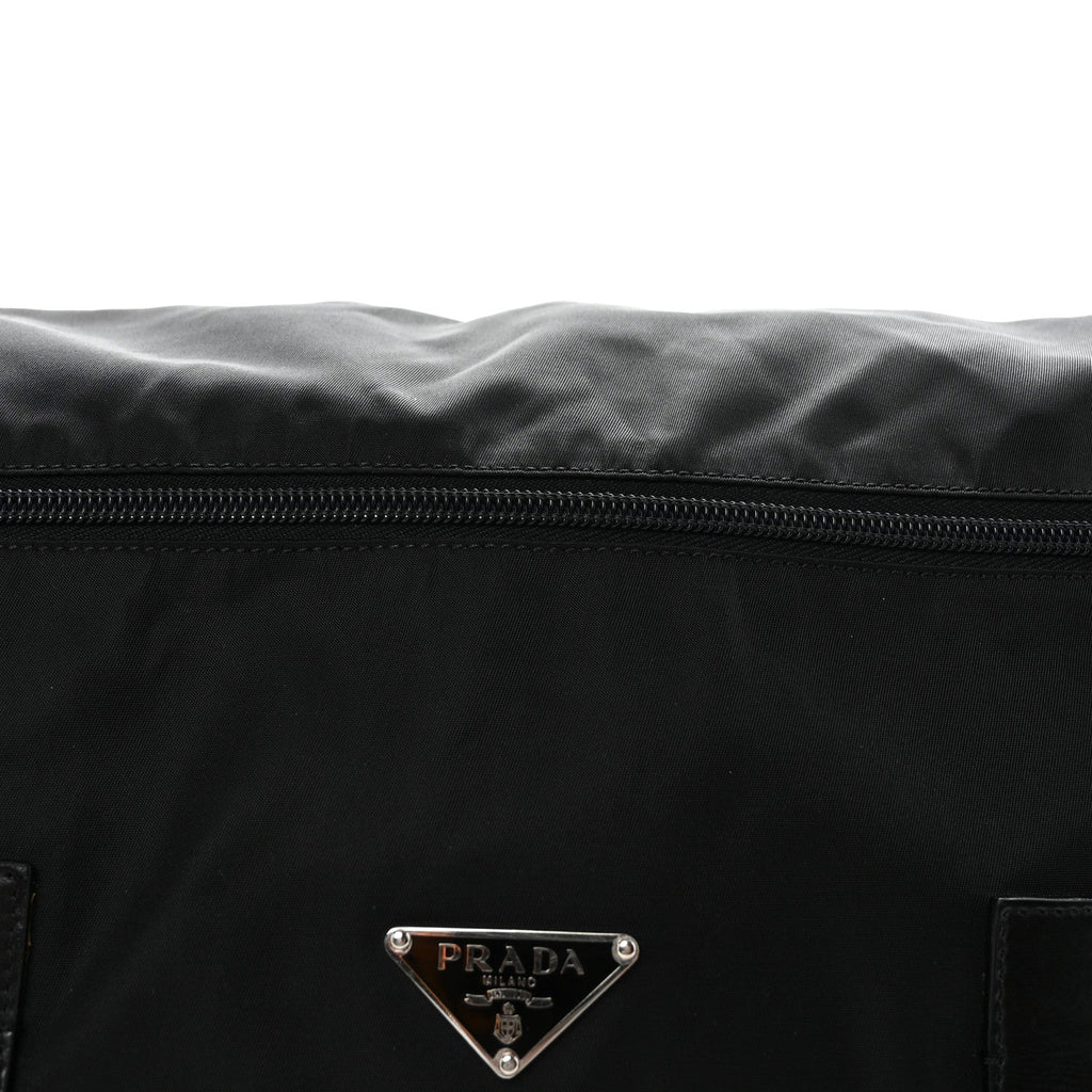 Nylon Vela Sport Messenger Bag Black