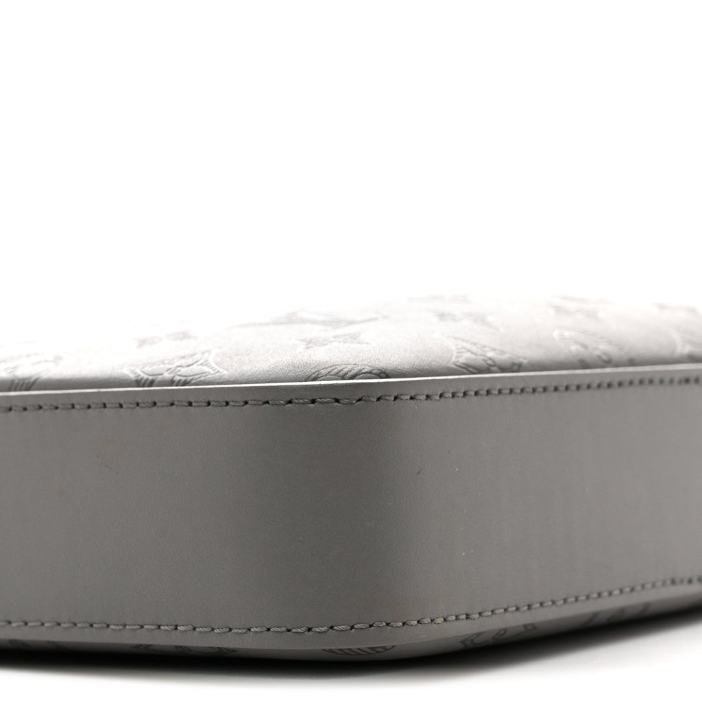 Calfskin Monogram Shadow Trio Messenger Anthracite Gray