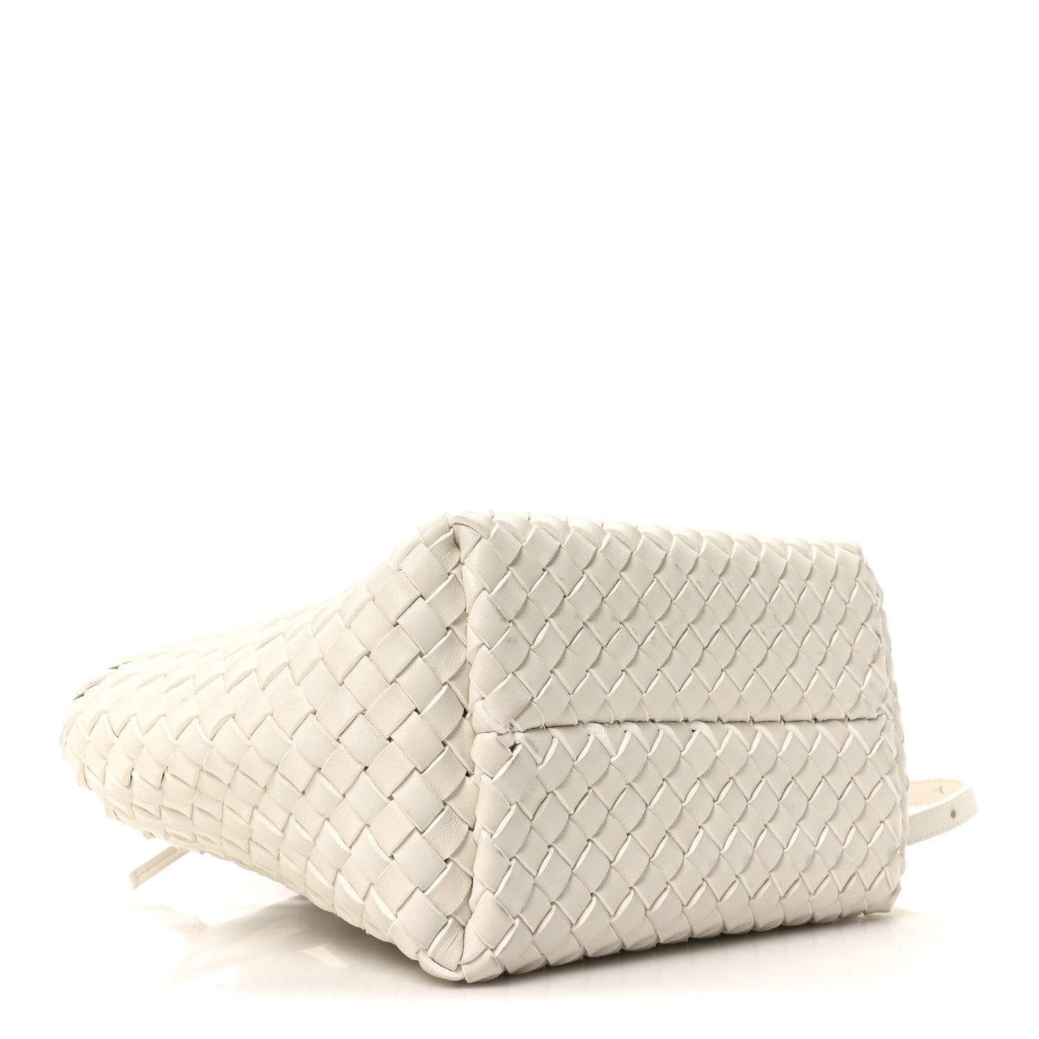 Nappa Intrecciato Mini Cabat White