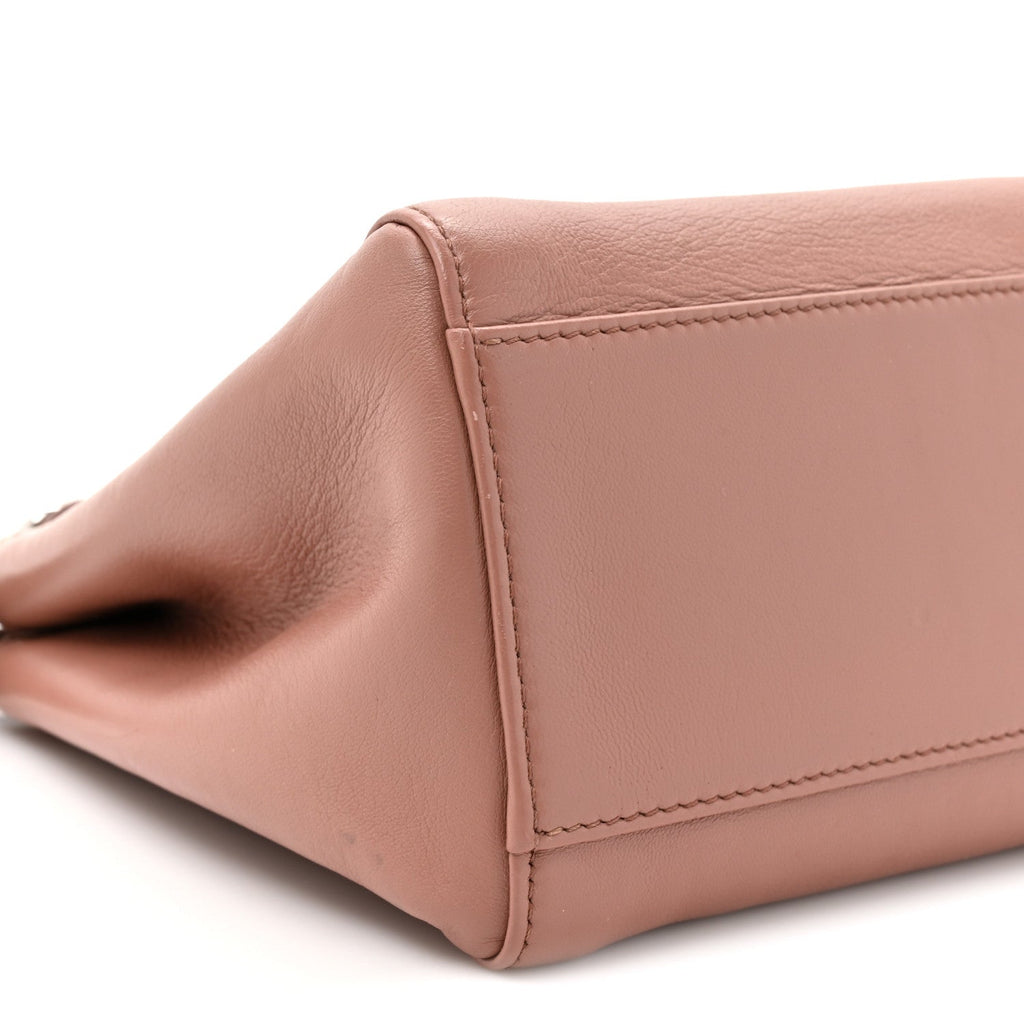 Nappa Colorblock Mini Peekaboo Iconic Satchel English Rose Plaster Oxigen