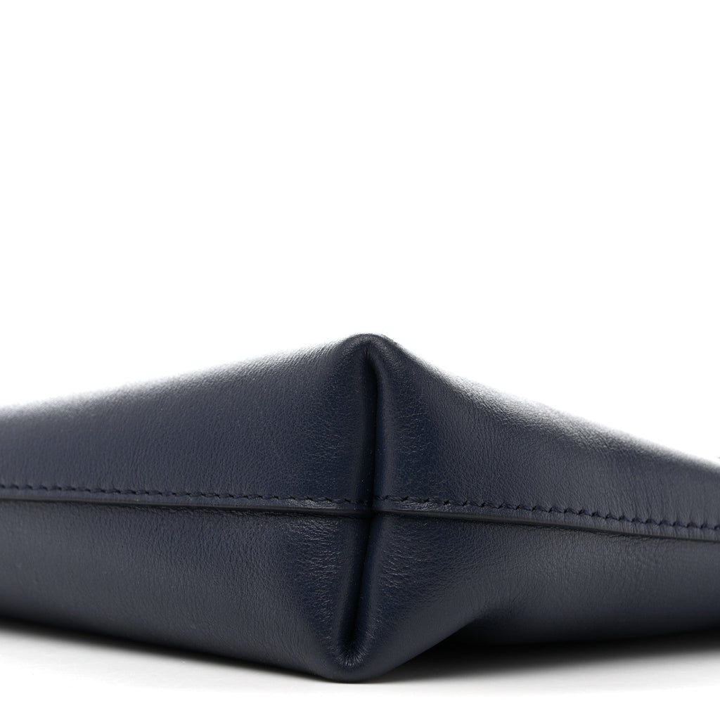 Smooth Calfskin La Medusa Tote Bag Blue