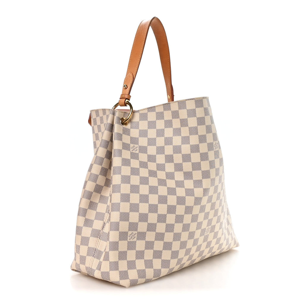 Damier Azur Graceful MM Rose Ballerine
