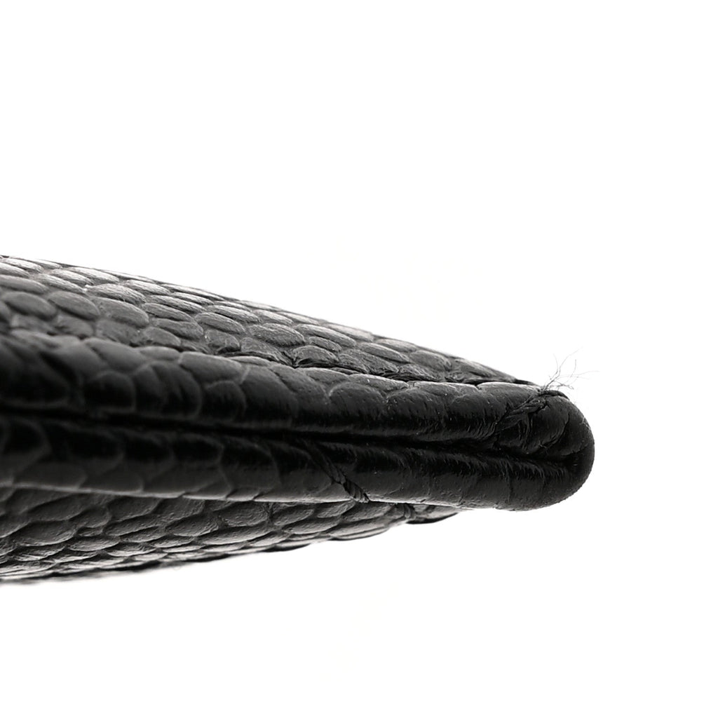 Caviar Quilted  Holder Black