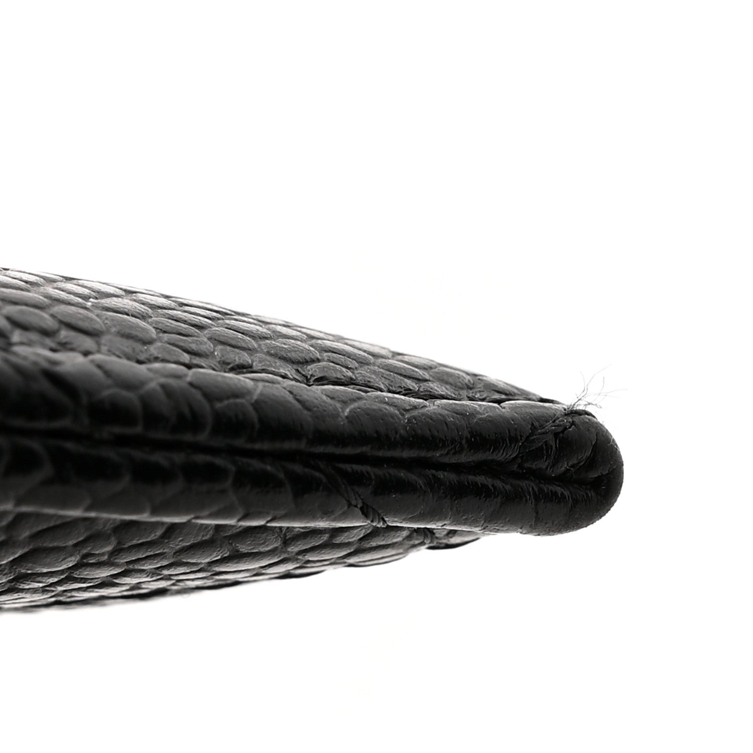 Caviar Quilted  Holder Black
