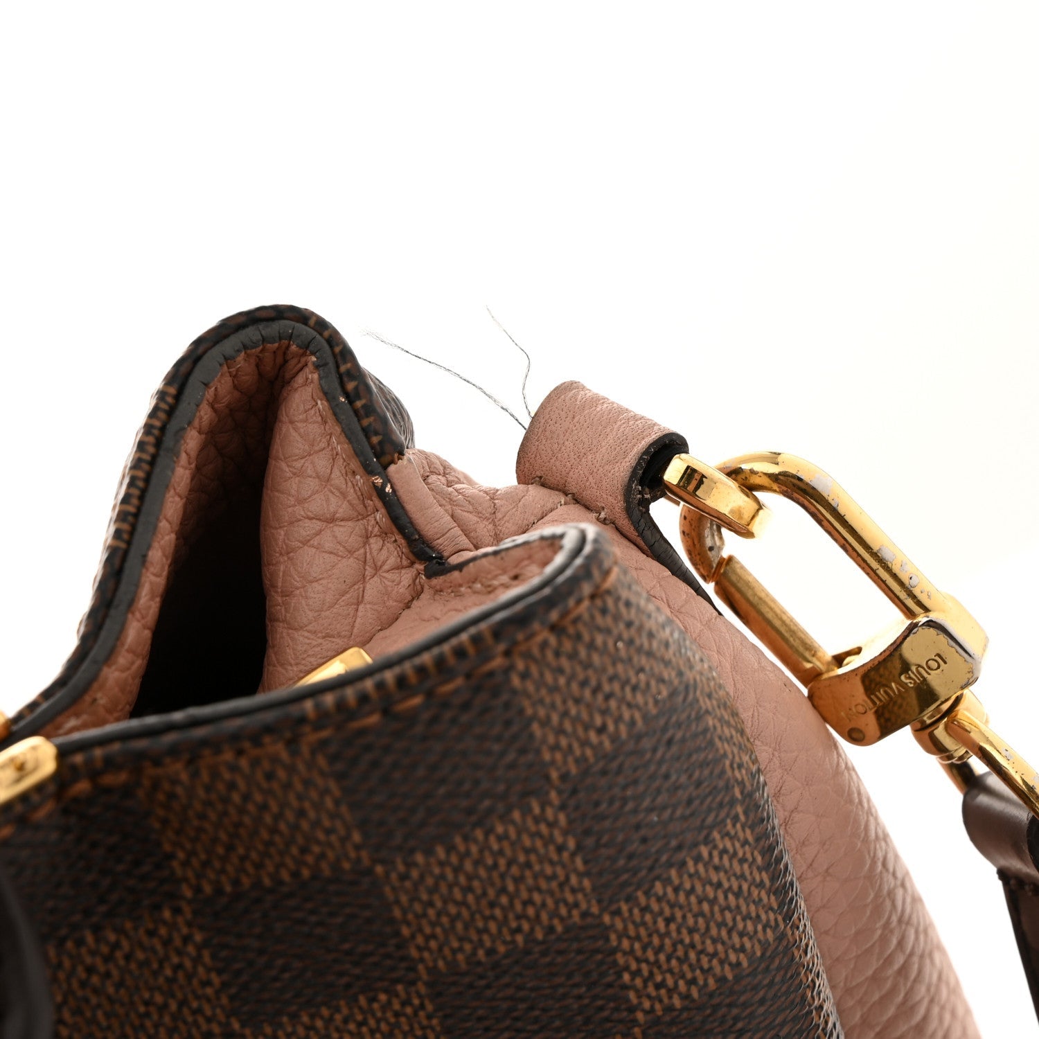 Damier Ebene Cuir Taurillon Brittany Magnolia