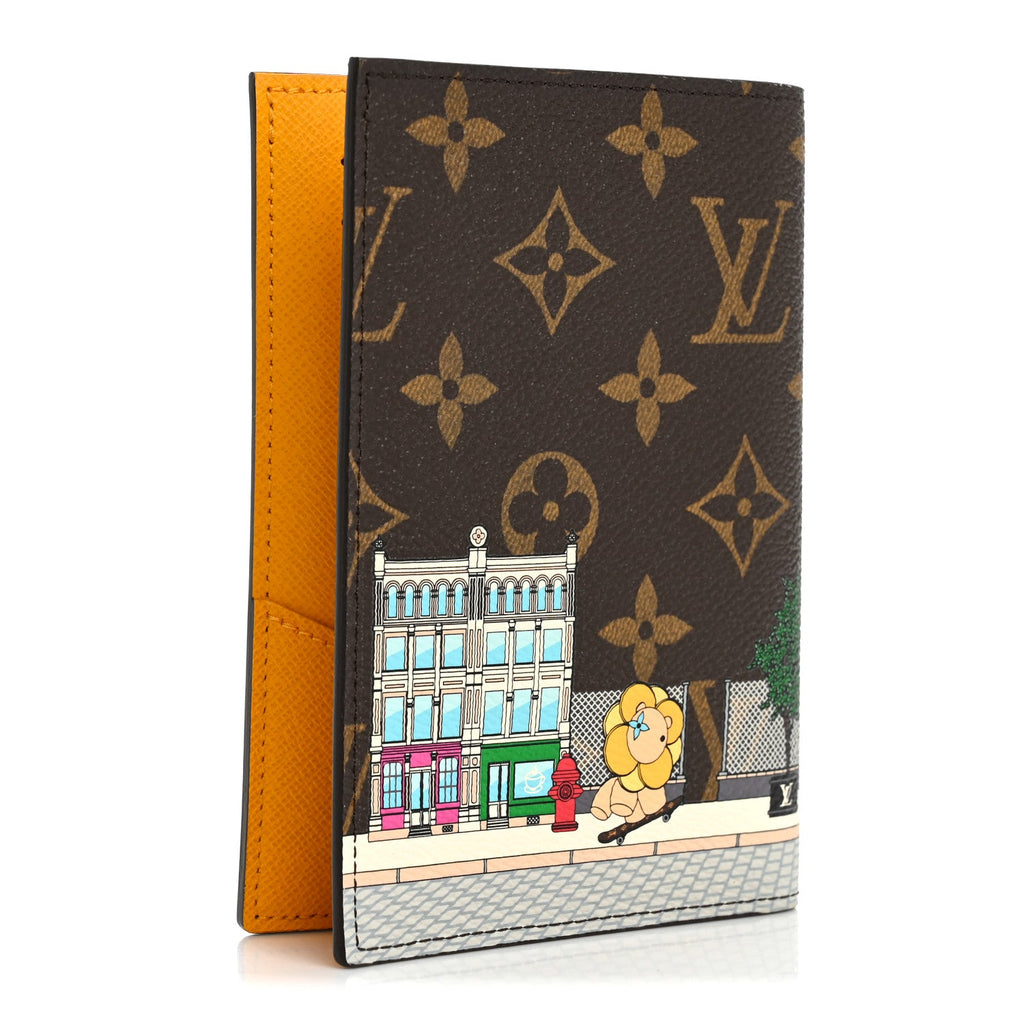 Monogram 2022 Christmas Animation New York Soho Passport Cover Yellow
