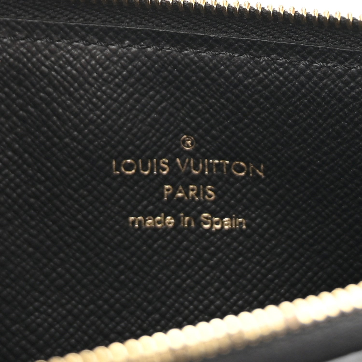 Monogram Slim Purse Black