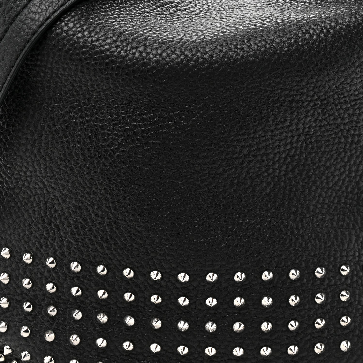 Calfskin Studded Medium Susanna Hobo Black